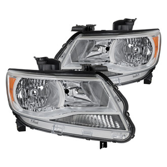 Spec-D® - Driver and Passenger Side Chrome Euro Headlights