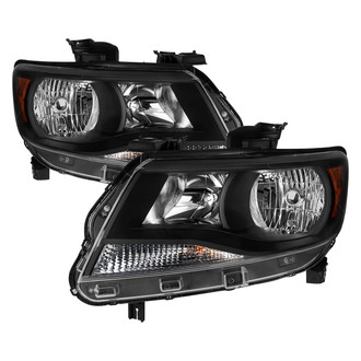 Spec-D® - Driver and Passenger Side Matte Black Headlights