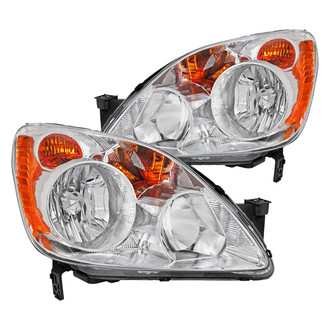 Spec-D® - Driver and Passenger Side Chrome Factory Style Headlights