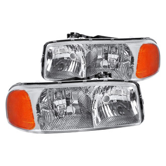 Spec-D® - Driver and Passenger Side Chrome Euro Headlights