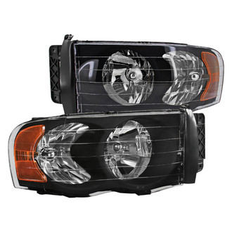 Spec-D® - Driver and Passenger Side Black Euro Headlights