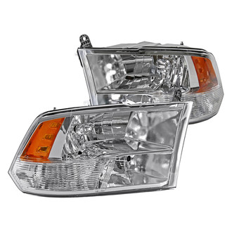 Spec-D® - Driver and Passenger Side Chrome Euro Headlights