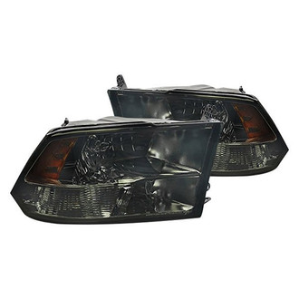 Spec-D® - Driver and Passenger Side Chrome/Smoke Euro Headlights