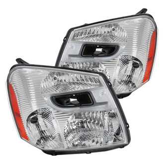 Spec-D® - Driver and Passenger Side Chrome Euro Headlights