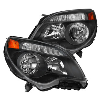 Spec-D® - Driver and Passenger Side Matte Black Euro Headlights