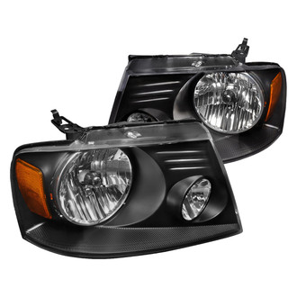 Spec-D® - Driver and Passenger Side Black Euro Headlights