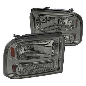 Spec-D® - Chrome/Smoke Euro Headlights