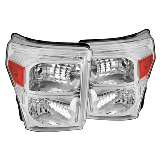 Spec-D® - Driver and Passenger Side Chrome Euro Headlights