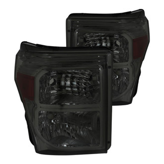 Spec-D® - Driver and Passenger Side Chrome/Smoke Euro Headlights