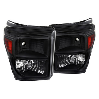 Spec-D® - Driver and Passenger Side Black Euro Headlights