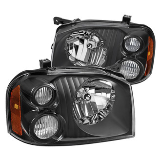 Spec-D® - Driver and Passenger Side Matte Black Euro Headlights