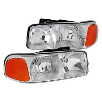 Spec-D® - Driver and Passenger Side Chrome Euro Headlights