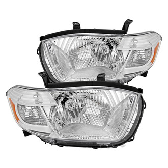 Spec-D® - Driver and Passenger Side Chrome Factory Style Headlights