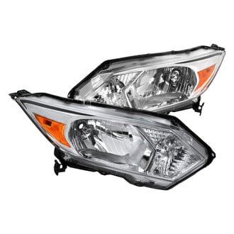 Spec-D® - Driver and Passenger Side Chrome Euro Headlights