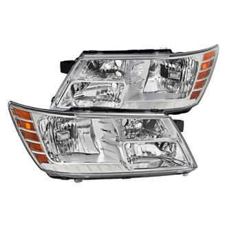 Spec-D® - Driver and Passenger Side Chrome Factory Style Headlights