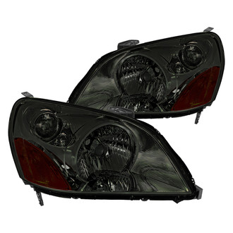 Spec-D® - Driver and Passenger Side Chrome/Smoke Euro Headlights