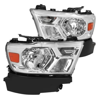 Spec-D® - Driver and Passenger Side Chrome Factory Style Headlights