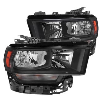 Spec-D® - Driver and Passenger Side Matte Black Factory Style Headlights