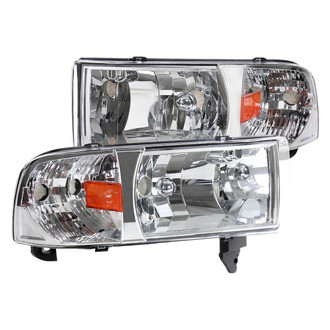 Spec-D® - Driver and Passenger Side Chrome Euro Headlights