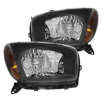 Spec-D® - Driver and Passenger Side Matte Black Euro Headlights