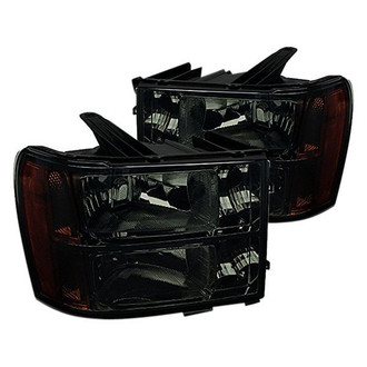 Spec-D® - Driver and Passenger Side Chrome/Smoke Euro Headlights
