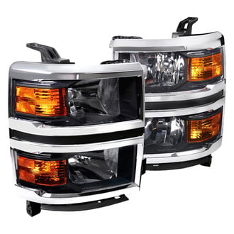 Spec-D® - Driver and Passenger Side Black Euro Headlights