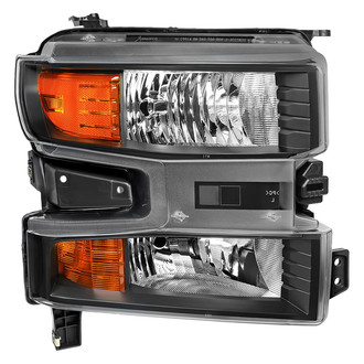 Spec-D® - Driver Side Matte Black Factory Style Headlight
