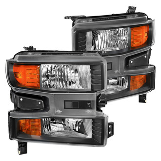 Spec-D® - Matte Black Factory Style Headlights