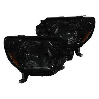 Spec-D® - Driver and Passenger Side Chrome/Smoke Euro Headlights