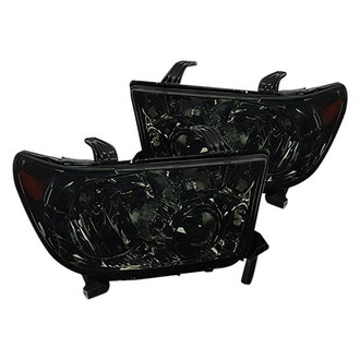 Spec-D® - Driver and Passenger Side Chrome/Smoke Euro Headlights