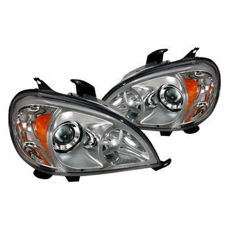 Spec-D® - Driver and Passenger Side Chrome LED Halo Projector Headlights