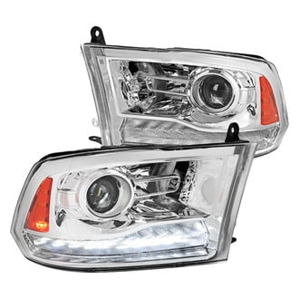 Spec-D® - Driver and Passenger Side Chrome Projector Headlights with Sequential LED DRL