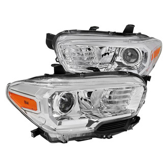 Spec-D® - Driver and Passenger Side Chrome Factory Style Projector Headlights
