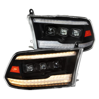 Spec-D® - Driver and Passenger Side Matte Black Headlights