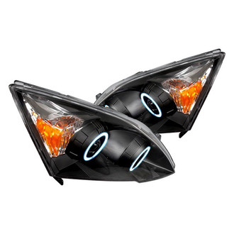 Spec-D® - Driver and Passenger Side Black CCFL Dual Halo Projector Headlights