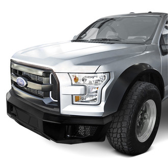 Spec-D® - Full Width Black Powder Coated Front HD Bumper