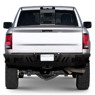 Spec-D® - Full Width Black Powder Coated Rear HD Bumper