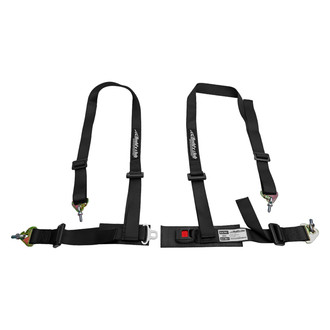 Spec-D® - 4-Point Racing Spec Seat Harness, Black