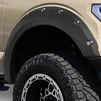 Spec-D® - Rivet Style Black Front and Rear Fender Flares