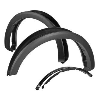 Spec-D® - OE Style Smooth Black Front and Rear Fender Flares