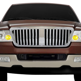 Spec-D® - 1-Pc Chrome Vertical Billet Main Grille