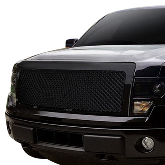 Spec-D® - 1-Pc Gloss Black Mesh Main Grille