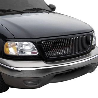 Spec-D® - 1-Pc Black Vertical Billet Main Grille