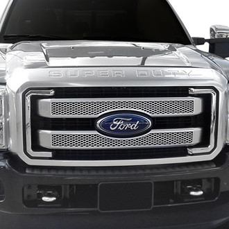 Spec-D® - 4-Pc Version 2 Chrome Main Grille Molding