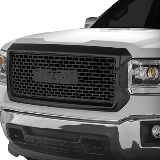 Spec-D® - 1-Pc Denali Style Matte Black CNC Machined Main Grille