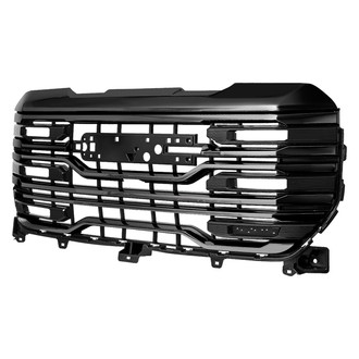 Spec-D® - 1-Pc AT4 Style Glossy Black Front Main Hood Grille
