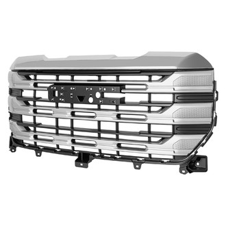 Spec-D® - 1-Pc SLE Style Chrome Front Main Hood Grille