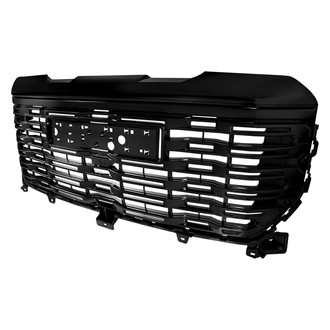 Spec-D® - 1-Pc Denali Style Glossy Black Main Grille