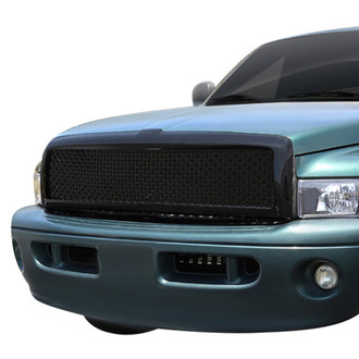 Spec-D® - 1-Pc Gloss Black Mesh Main Grille