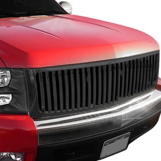 Spec-D® - 1-Pc Black Vertical Billet Main Grille